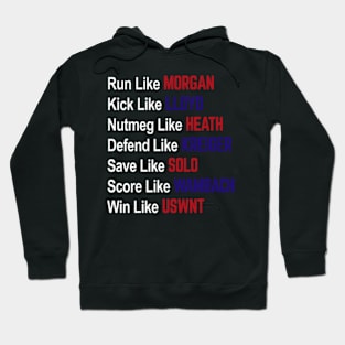 United States Soccer Players Morgan Lloyd Heath Hoodie